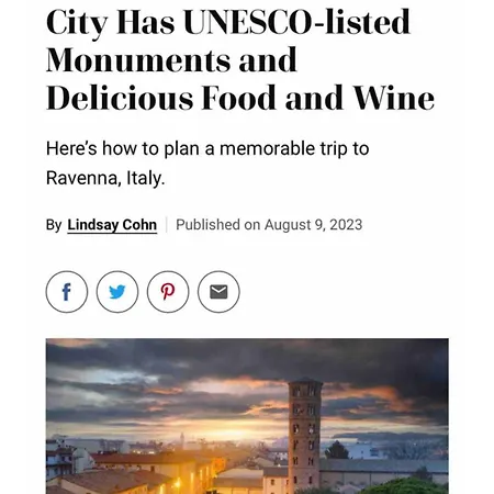 Dimora Pasolini , Stylish Two Bedroom In The Historic Center Appartement Ravenna